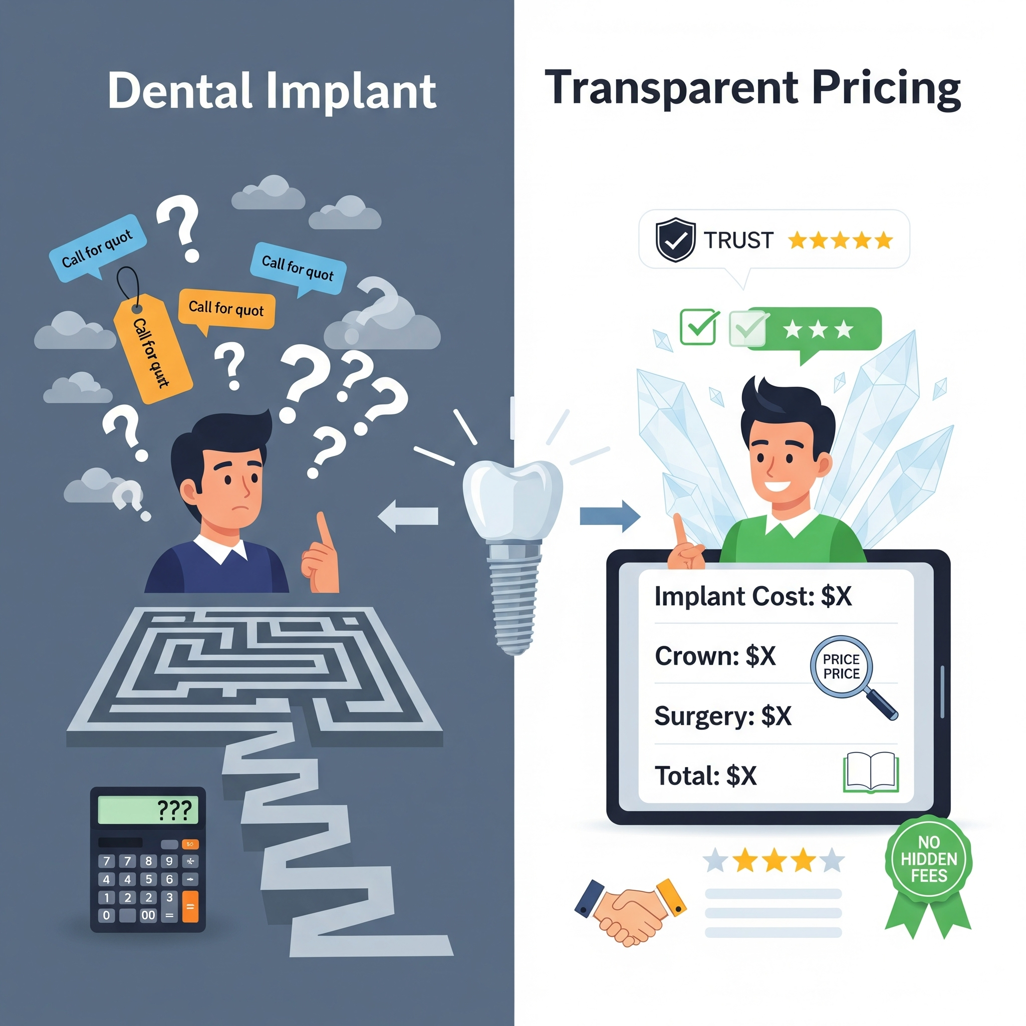 The Price Transparency Revolution in Dental Implant Marketing: What Traffic Drivers Need to Know in 2025